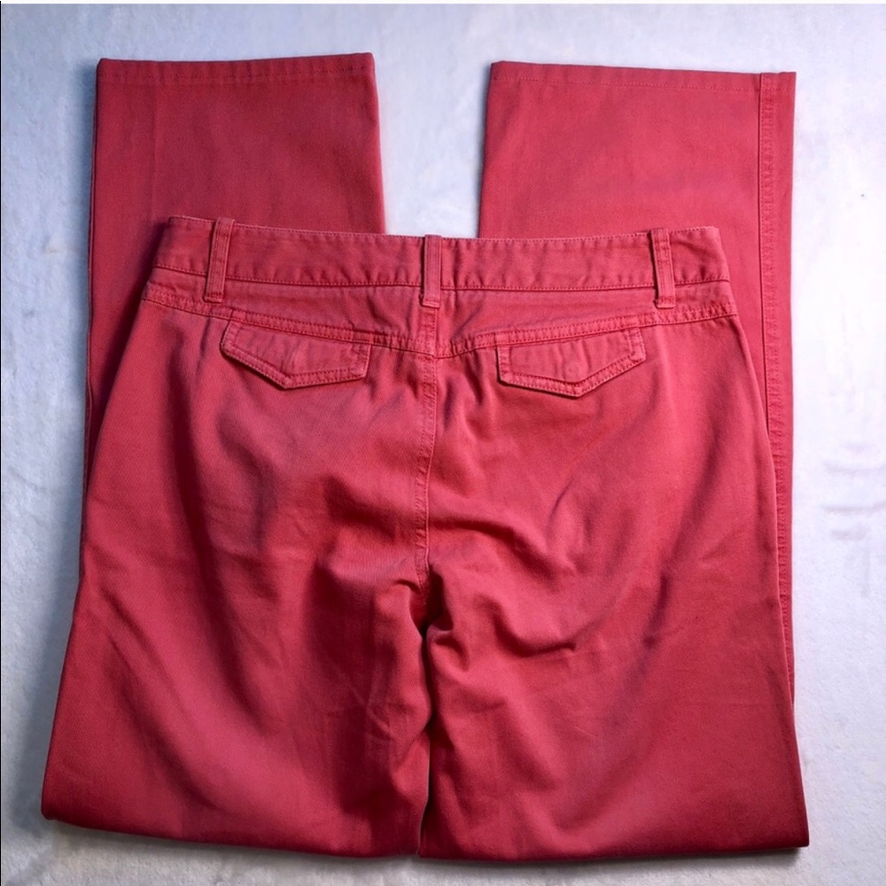 Jcrew Coral/pink Boot cut trouser